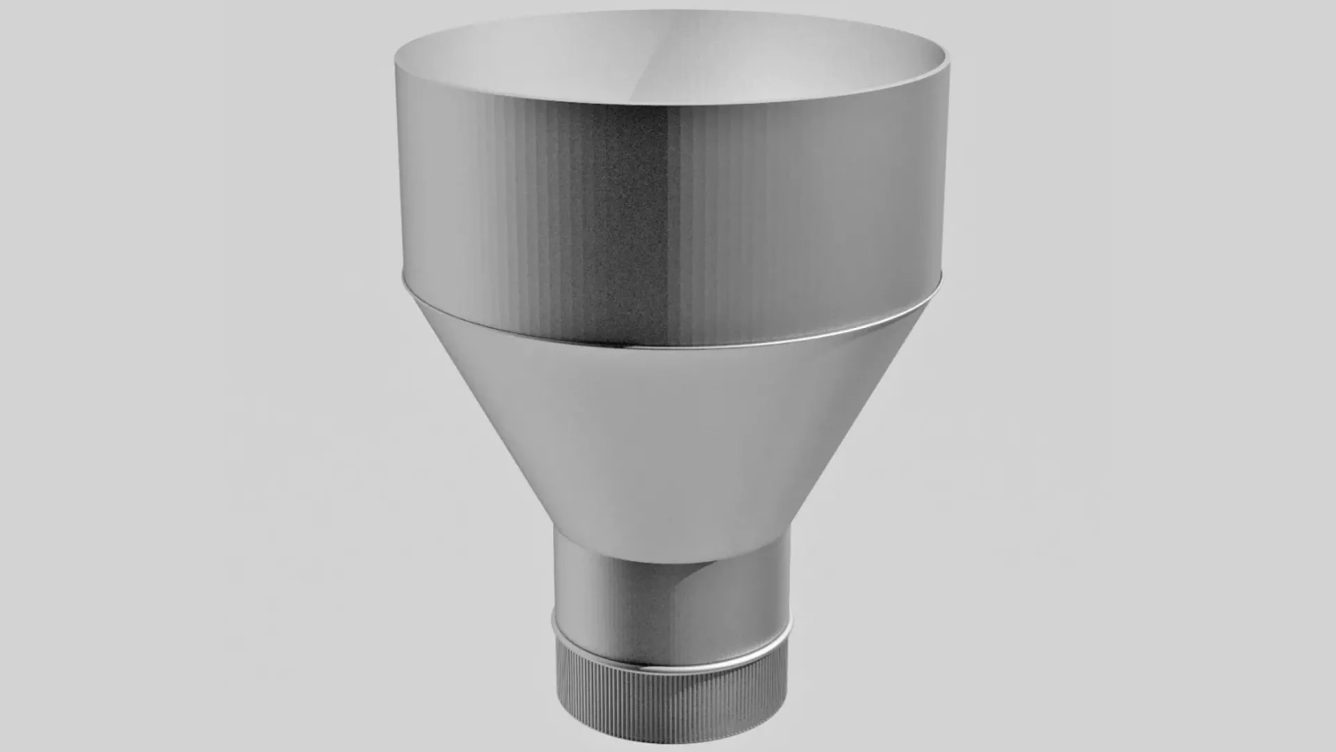 Воронка водосточная  92 мм с полимерным покрытием 92 мм